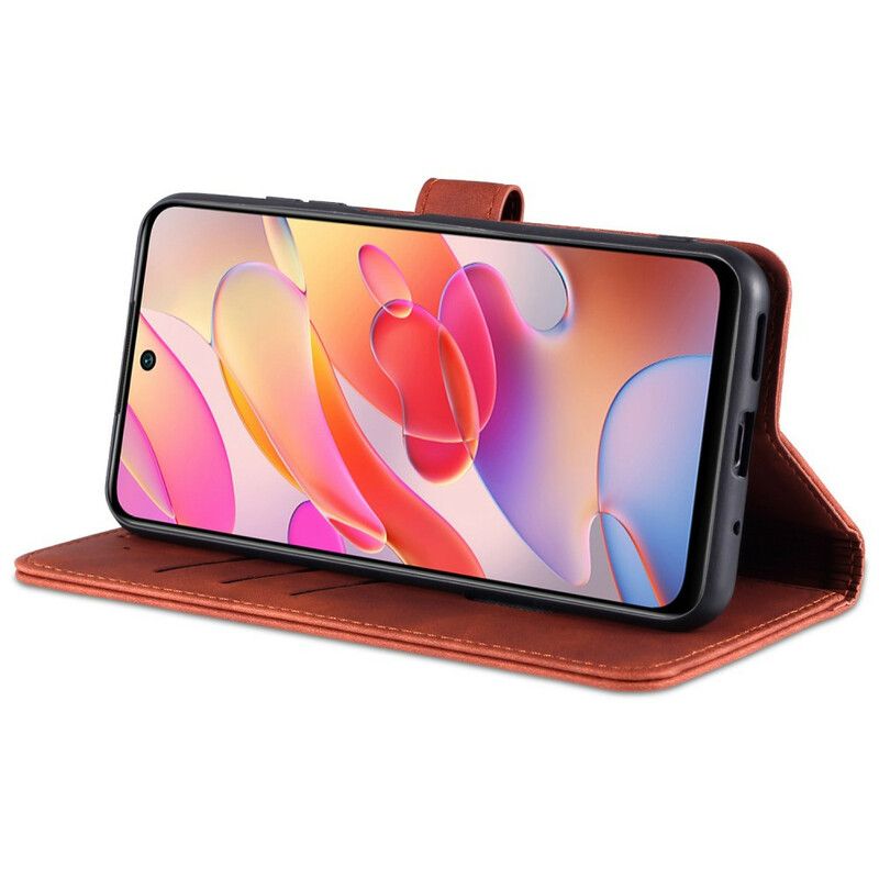 Flip Cover Xiaomi Redmi Note 10 5G / Poco M3 Pro 5G Azns Lædereffekt