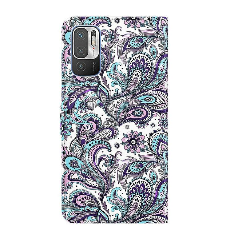 Flip Cover Xiaomi Redmi Note 10 5G / Poco M3 Pro 5G Blomstermønstre