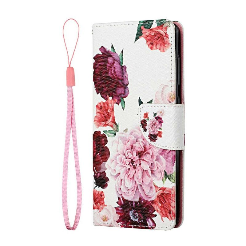 Flip Cover Xiaomi Redmi Note 10 5G / Poco M3 Pro 5G Blomsterserie