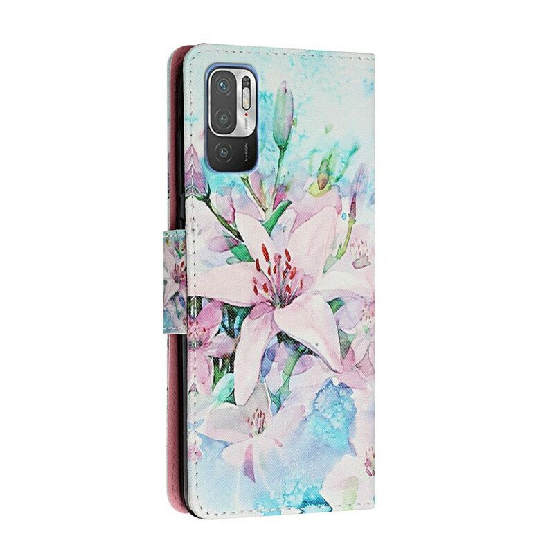 Flip Cover Xiaomi Redmi Note 10 5G / Poco M3 Pro 5G Blomsterserie