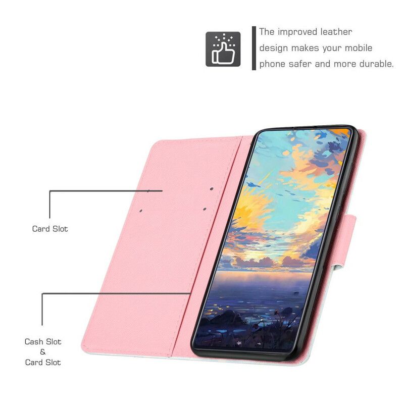 Flip Cover Xiaomi Redmi Note 10 5G / Poco M3 Pro 5G Blomsterserie