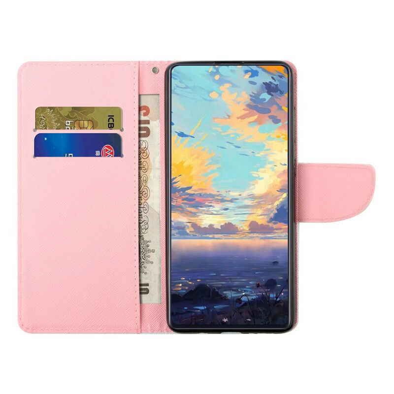 Flip Cover Xiaomi Redmi Note 10 5G / Poco M3 Pro 5G Blomsterserie