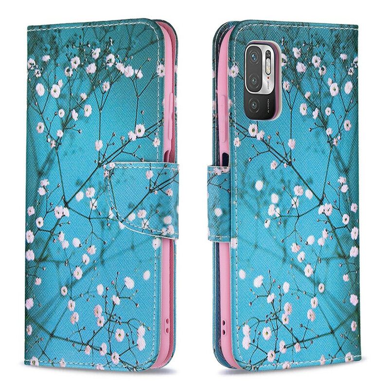 Flip Cover Xiaomi Redmi Note 10 5G / Poco M3 Pro 5G Blomstrende Træ