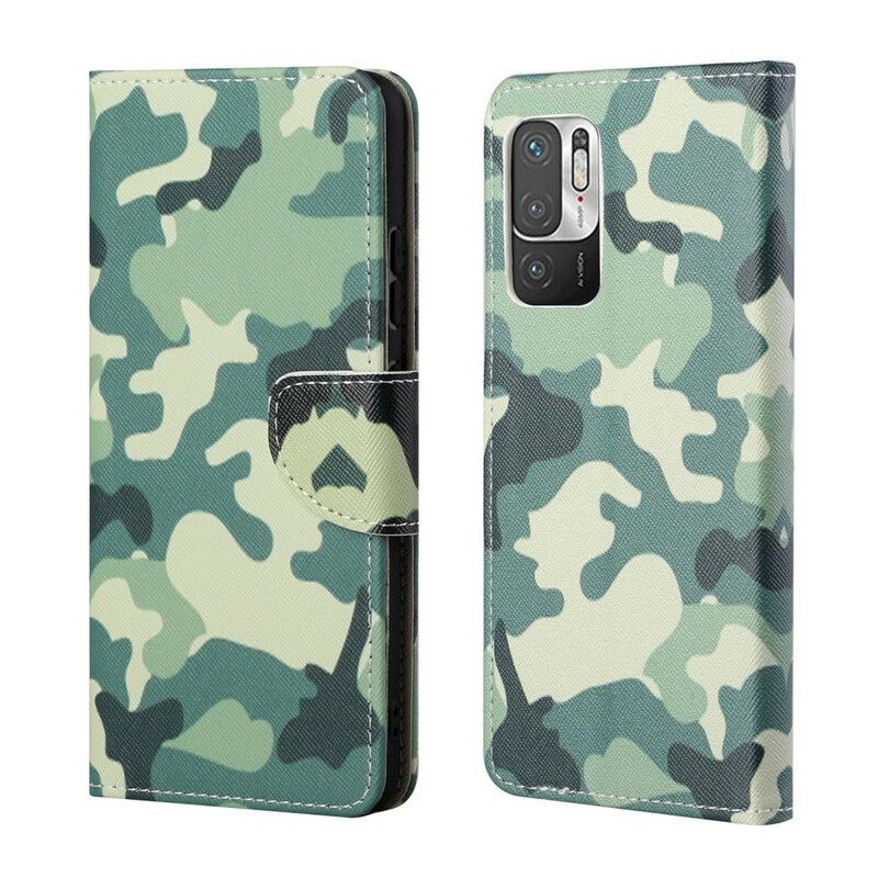 Flip Cover Xiaomi Redmi Note 10 5G / Poco M3 Pro 5G Camouflage