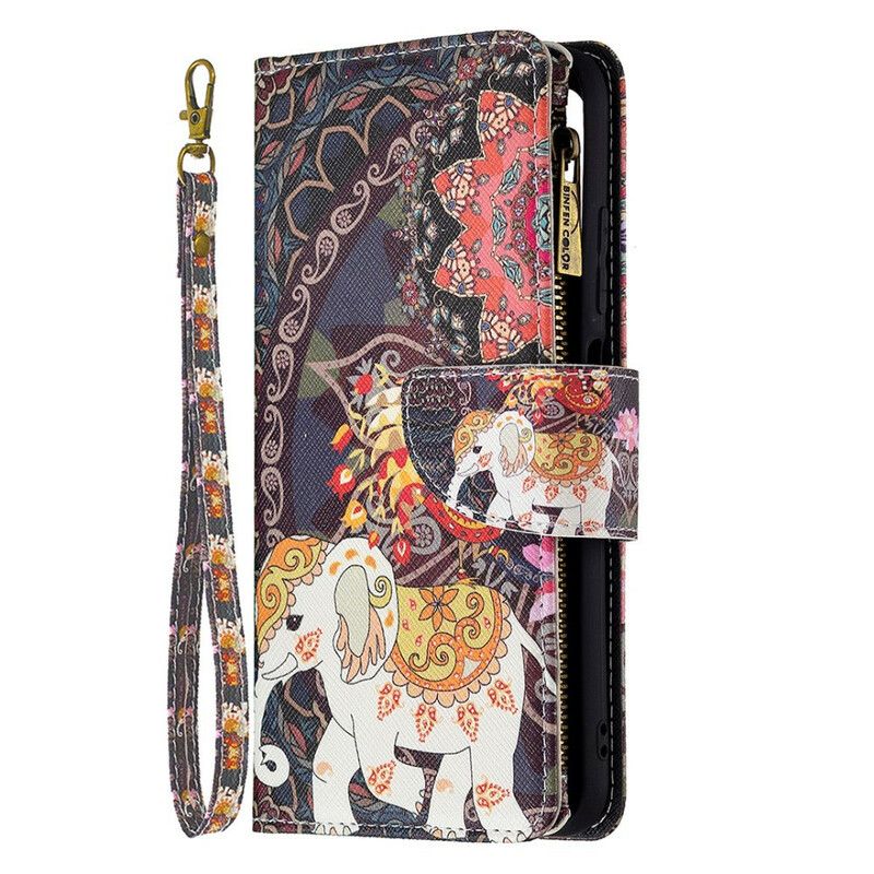 Flip Cover Xiaomi Redmi Note 10 5G / Poco M3 Pro 5G Elefant Lynlåslomme