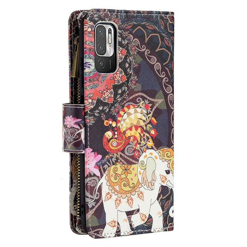 Flip Cover Xiaomi Redmi Note 10 5G / Poco M3 Pro 5G Elefant Lynlåslomme