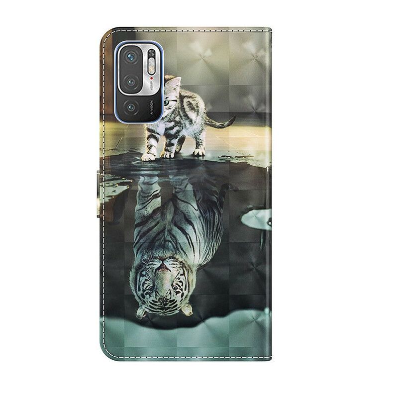 Flip Cover Xiaomi Redmi Note 10 5G / Poco M3 Pro 5G Ernest The Tiger