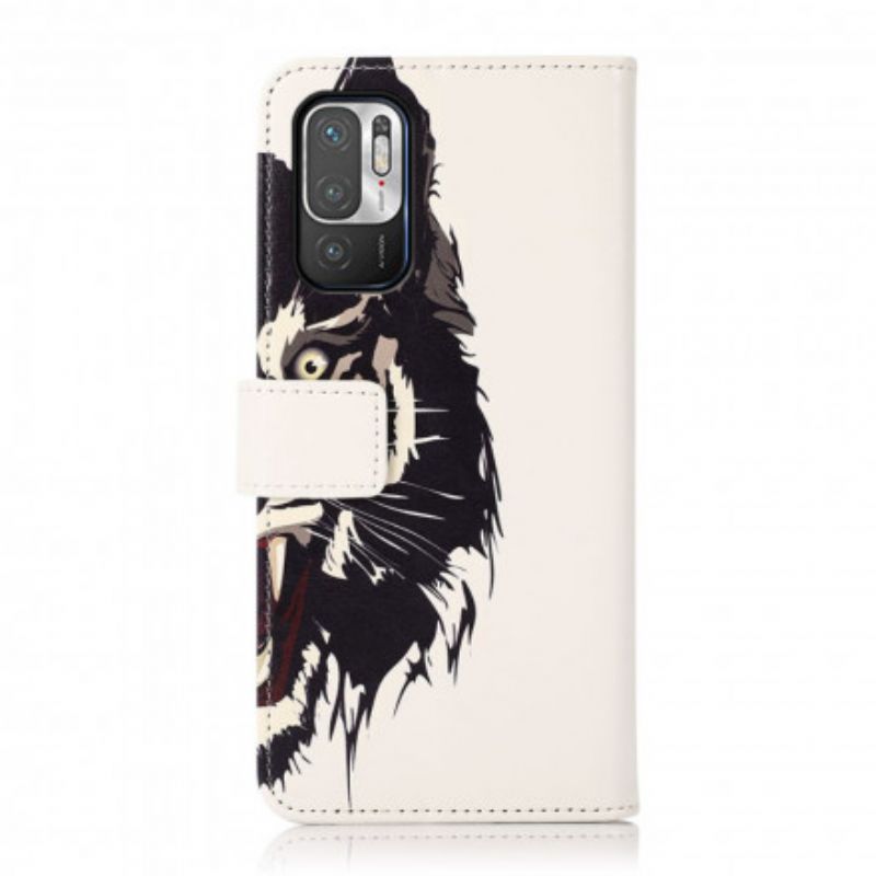 Flip Cover Xiaomi Redmi Note 10 5G / Poco M3 Pro 5G Hærd Tiger