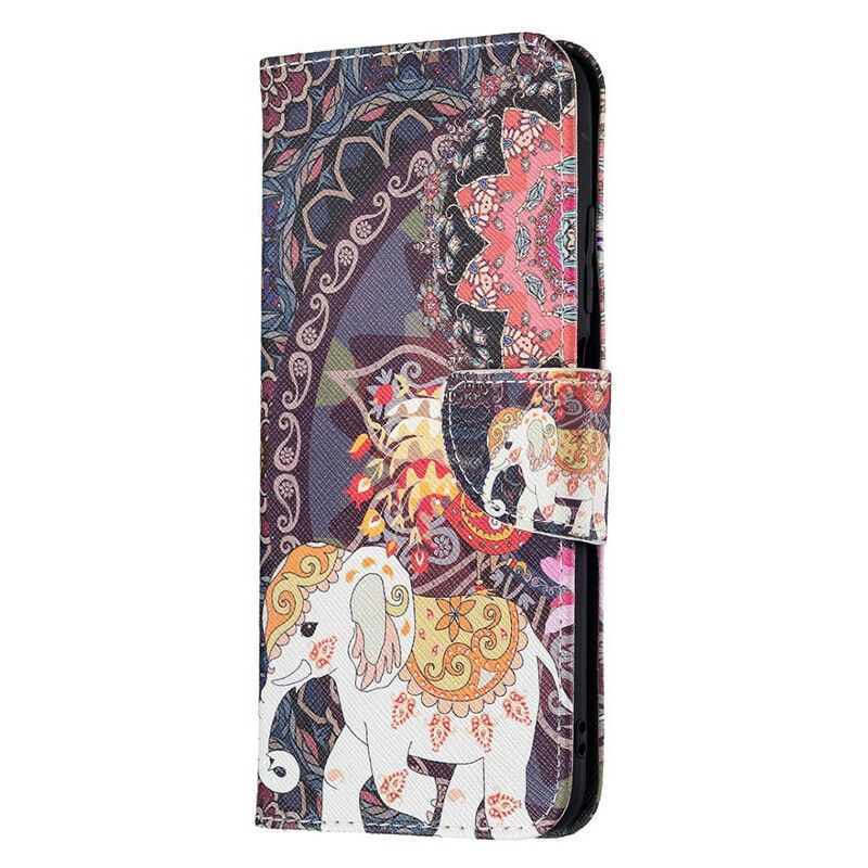 Flip Cover Xiaomi Redmi Note 10 5G / Poco M3 Pro 5G Indisk Elefant