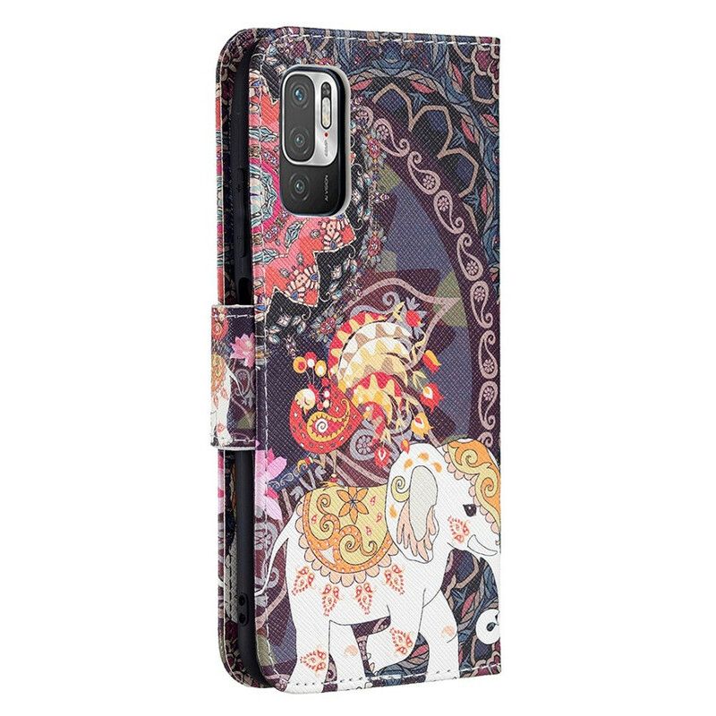 Flip Cover Xiaomi Redmi Note 10 5G / Poco M3 Pro 5G Indisk Elefant