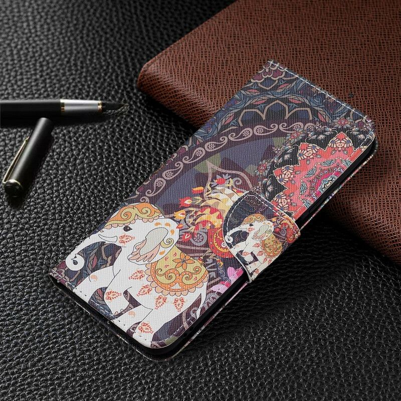 Flip Cover Xiaomi Redmi Note 10 5G / Poco M3 Pro 5G Indisk Elefant