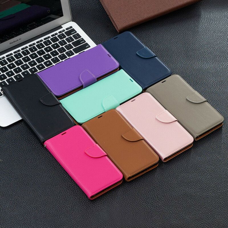 Flip Cover Xiaomi Redmi Note 10 5G / Poco M3 Pro 5G Læder Cover Litchi Flap Skrå