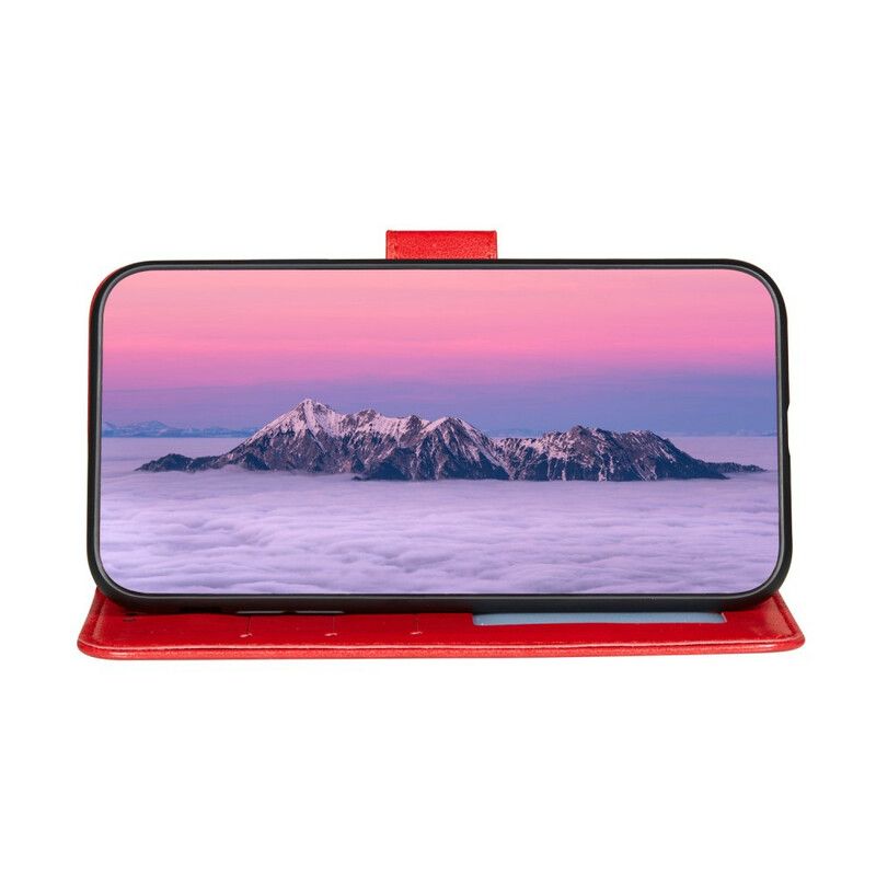 Flip Cover Xiaomi Redmi Note 10 5G / Poco M3 Pro 5G Læderdesign Med Rem