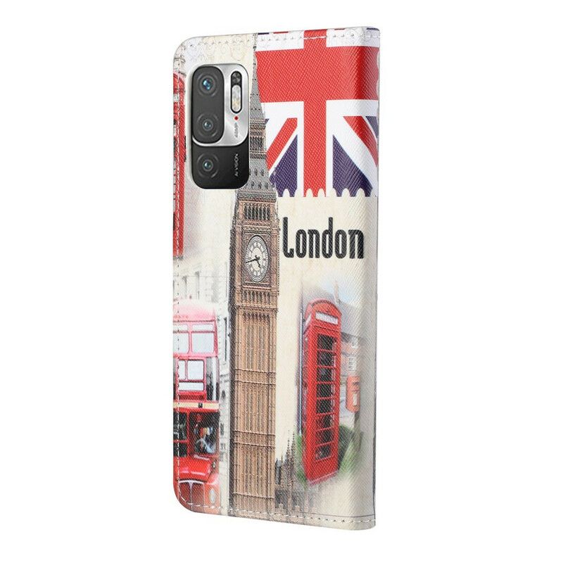 Flip Cover Xiaomi Redmi Note 10 5G / Poco M3 Pro 5G London Life