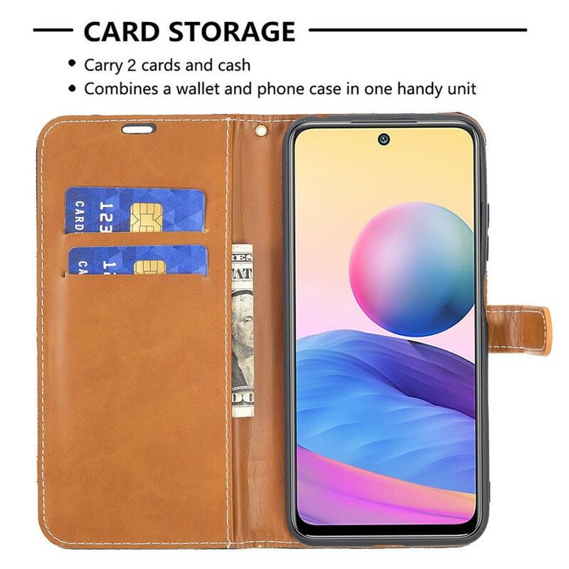 Flip Cover Xiaomi Redmi Note 10 5G / Poco M3 Pro 5G Med Snor Stropdug