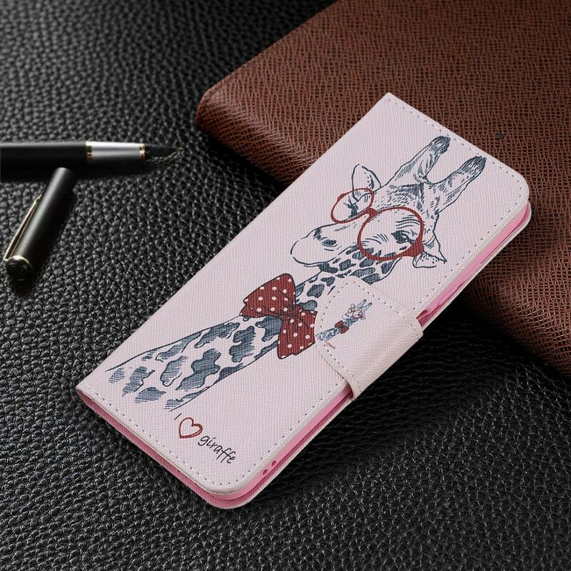 Flip Cover Xiaomi Redmi Note 10 5G / Poco M3 Pro 5G Nørdet Giraf