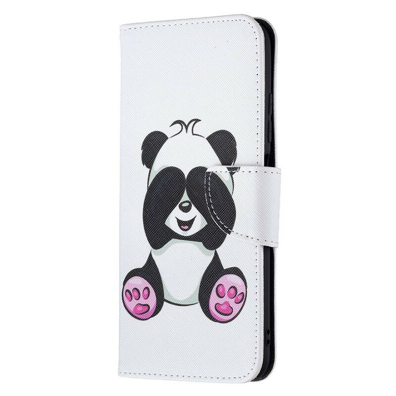 Flip Cover Xiaomi Redmi Note 10 5G / Poco M3 Pro 5G Panda Sjov