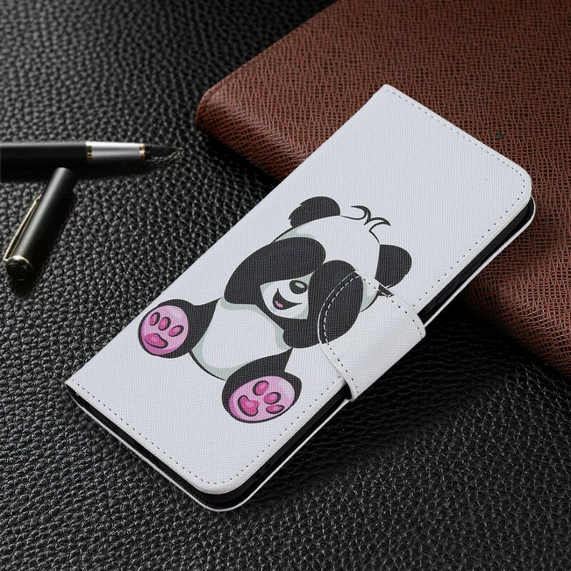 Flip Cover Xiaomi Redmi Note 10 5G / Poco M3 Pro 5G Panda Sjov