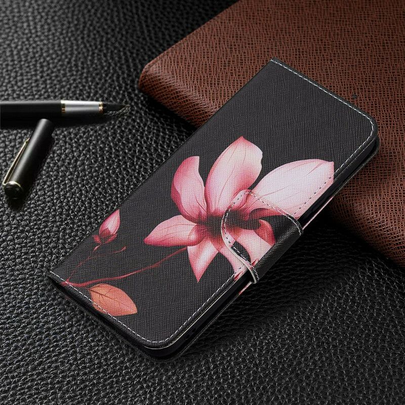 Flip Cover Xiaomi Redmi Note 10 5G / Poco M3 Pro 5G Pink Blomst