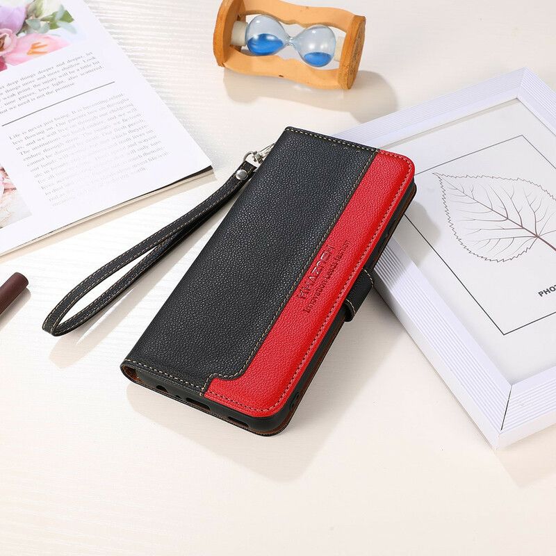 Flip Cover Xiaomi Redmi Note 10 5G / Poco M3 Pro 5G Rfid Lychee Style