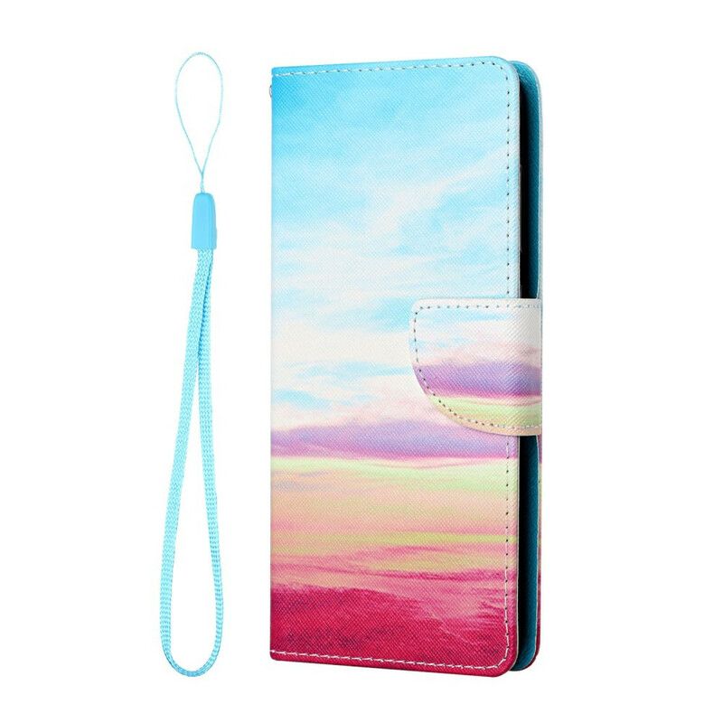 Flip Cover Xiaomi Redmi Note 10 5G / Poco M3 Pro 5G Solnedgang