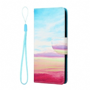 Flip Cover Xiaomi Redmi Note 10 5G / Poco M3 Pro 5G Solnedgang