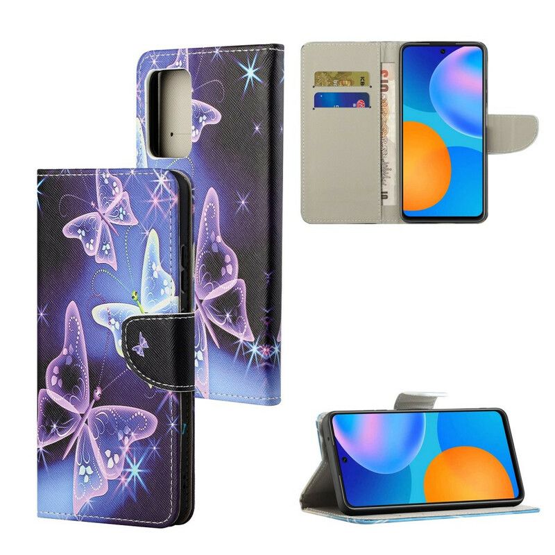 Flip Cover Xiaomi Redmi Note 10 5G / Poco M3 Pro 5G Sommerfugle