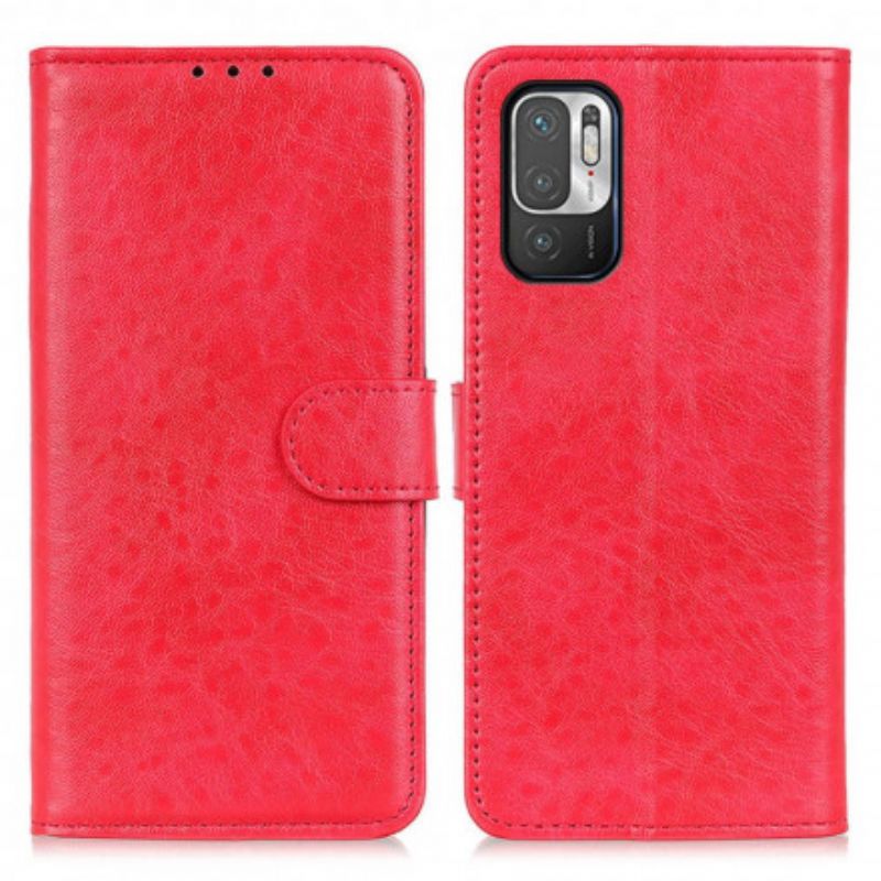 Flip Cover Xiaomi Redmi Note 10 5G / Poco M3 Pro 5G Tekstureret Kunstlæder