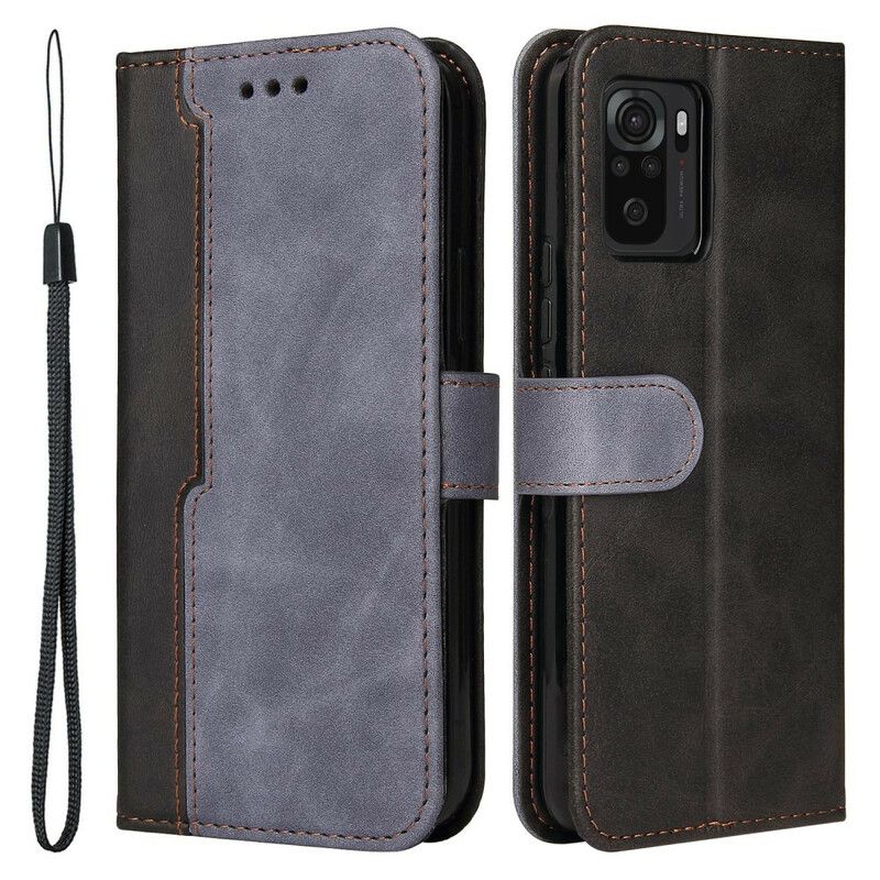 Flip Cover Xiaomi Redmi Note 10 5G / Poco M3 Pro 5G Tofarvet