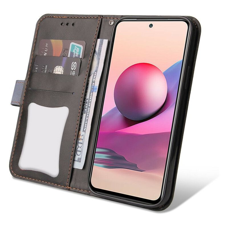 Flip Cover Xiaomi Redmi Note 10 5G / Poco M3 Pro 5G Tofarvet