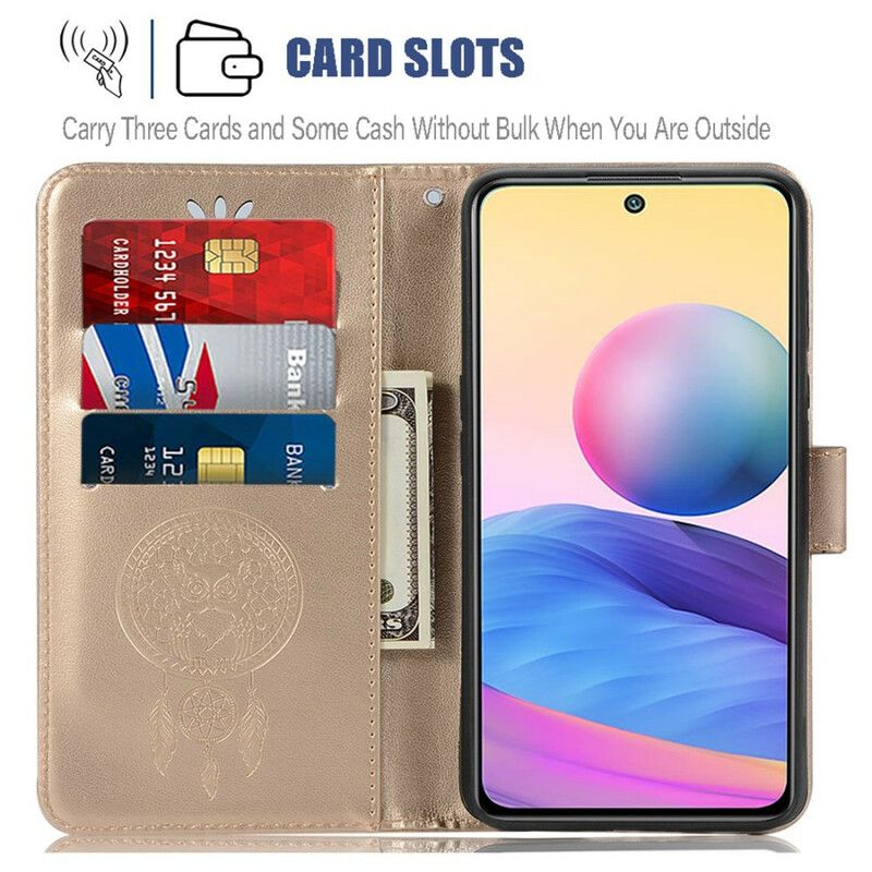 Flip Cover Xiaomi Redmi Note 10 5G / Poco M3 Pro 5G Ugledrømmefanger