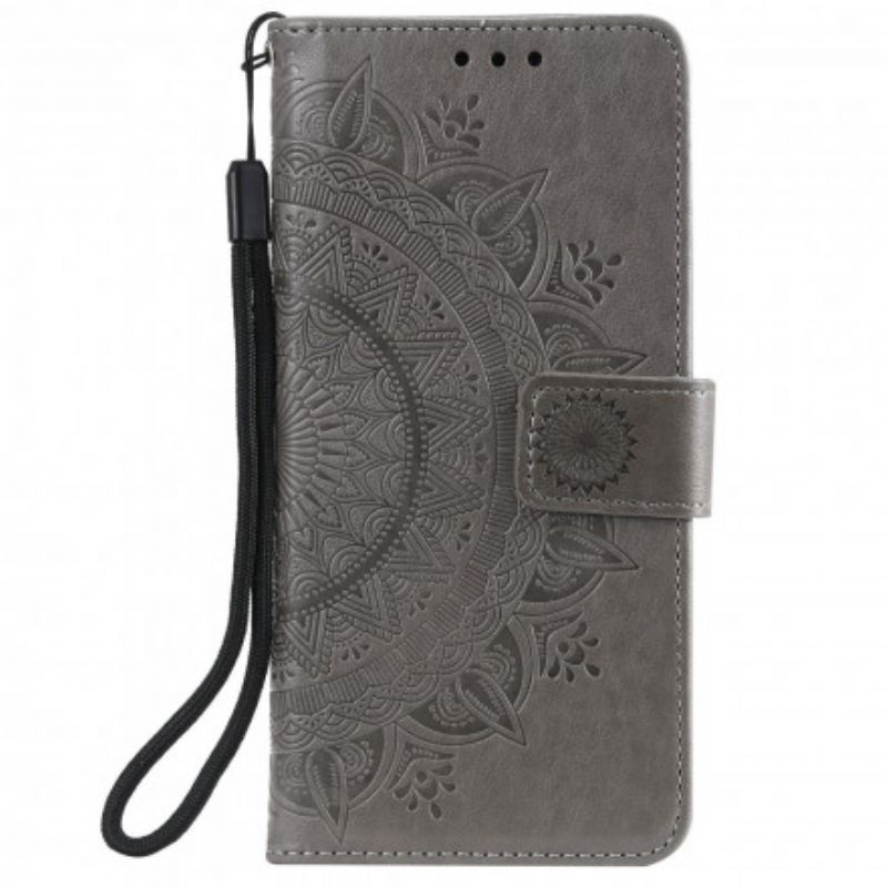 Læder Cover Xiaomi Redmi Note 10 5G / Poco M3 Pro 5G Søn Mandala