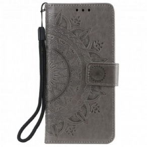 Læder Cover Xiaomi Redmi Note 10 5G / Poco M3 Pro 5G Søn Mandala