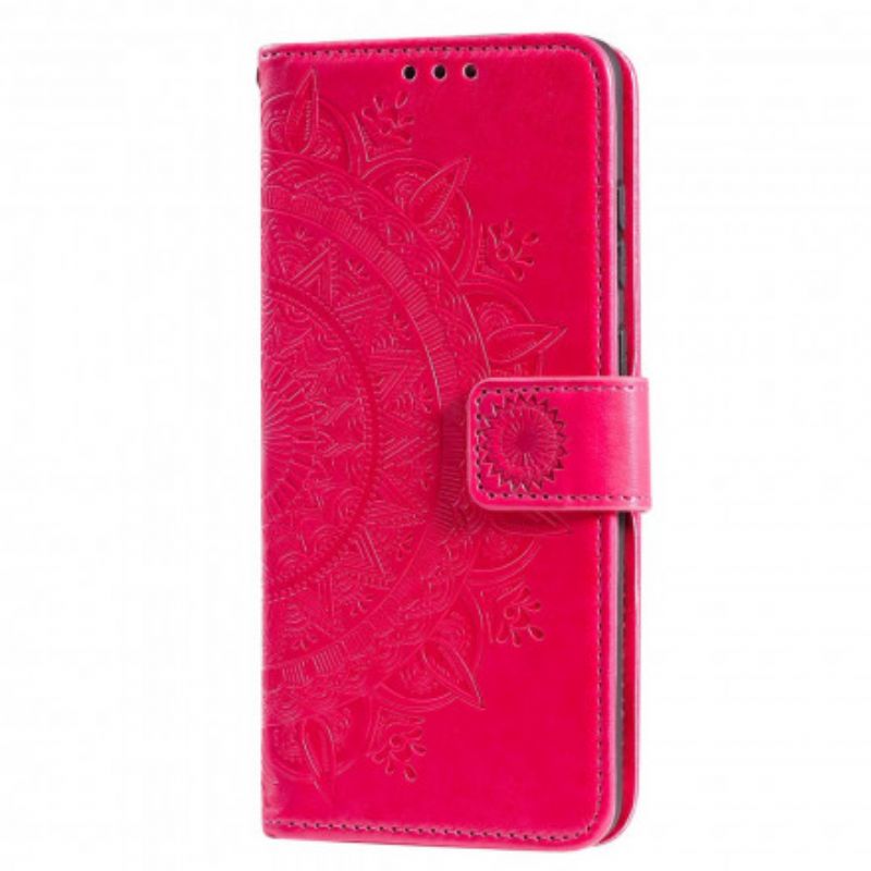 Læder Cover Xiaomi Redmi Note 10 5G / Poco M3 Pro 5G Søn Mandala