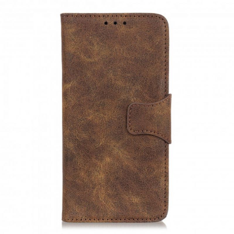 Læder Cover Xiaomi Redmi Note 10 5G / Poco M3 Pro 5G Vintage Vendbar Lås