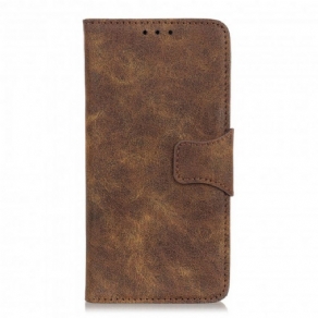 Læder Cover Xiaomi Redmi Note 10 5G / Poco M3 Pro 5G Vintage Vendbar Lås