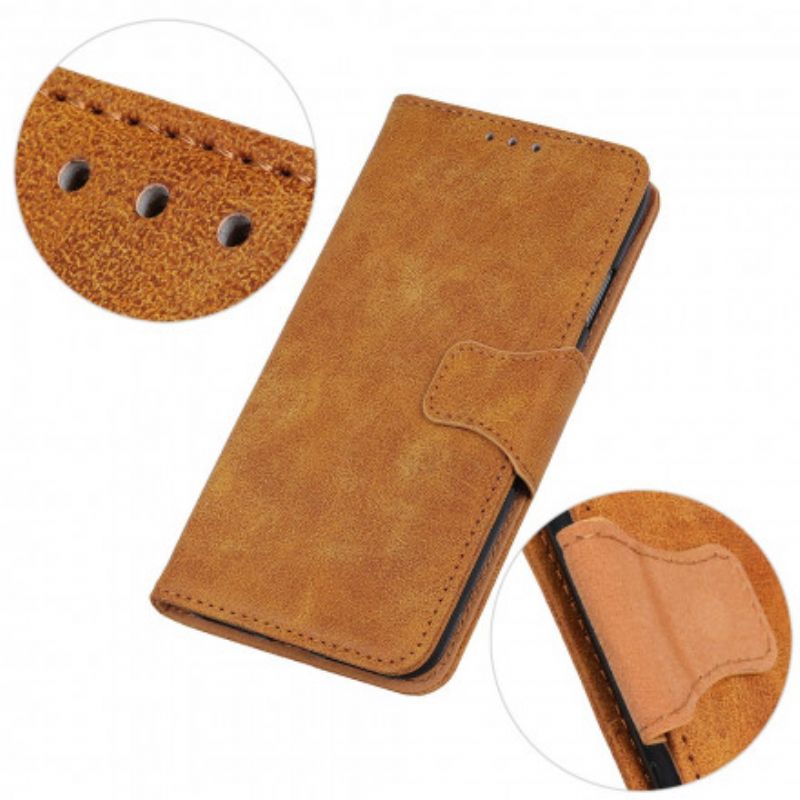 Læder Cover Xiaomi Redmi Note 10 5G / Poco M3 Pro 5G Vintage Vendbar Lås