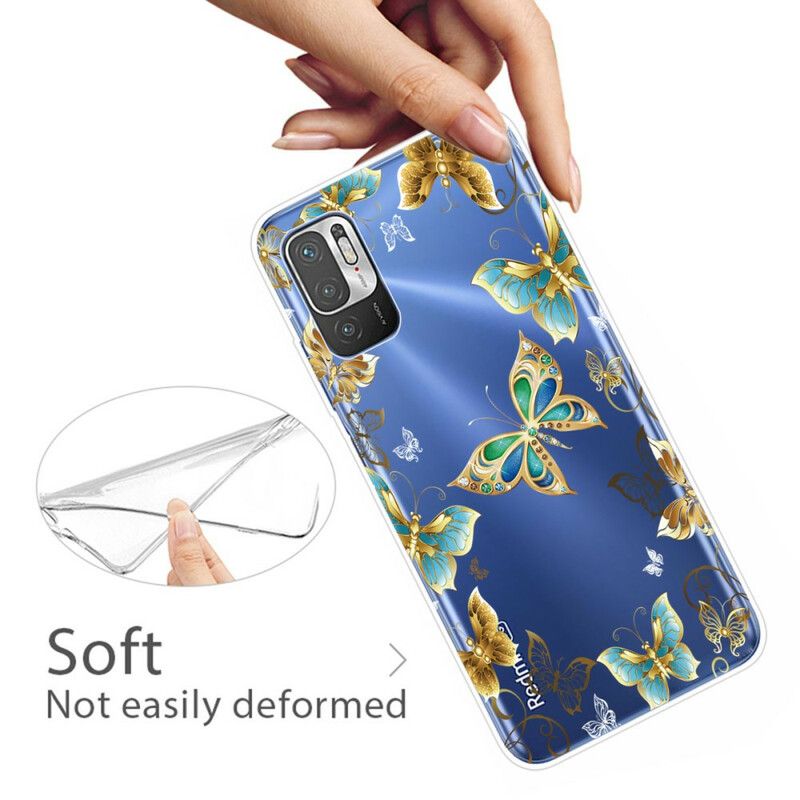 Mobilcover Xiaomi Redmi Note 10 5G / Poco M3 Pro 5G Sommerfugledesign