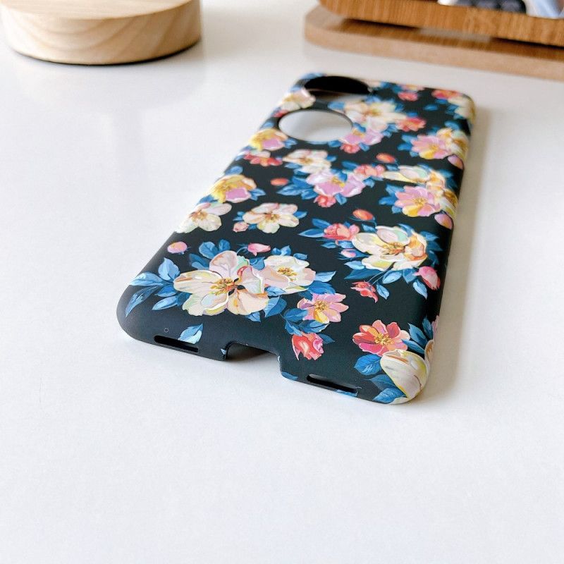 Cover Huawei P50 Pocket Blomster