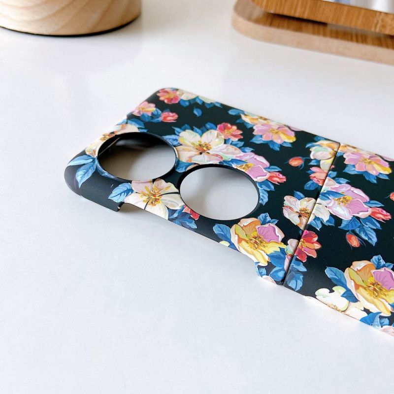 Cover Huawei P50 Pocket Blomster