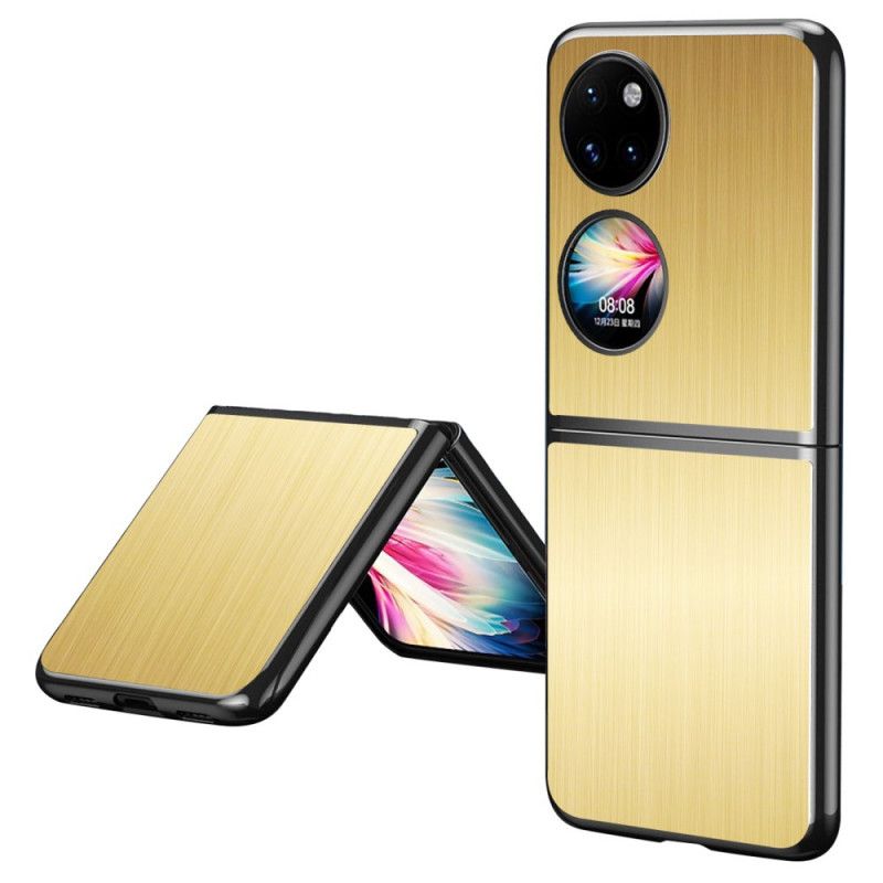 Cover Huawei P50 Pocket Brushed Metal Effekt