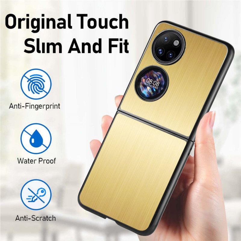 Cover Huawei P50 Pocket Brushed Metal Effekt