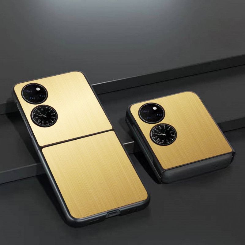 Cover Huawei P50 Pocket Brushed Metal Effekt