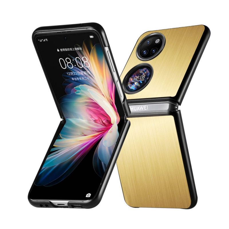 Cover Huawei P50 Pocket Brushed Metal Effekt