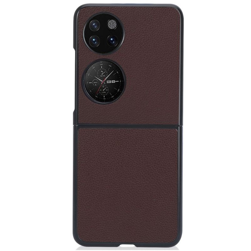 Cover Huawei P50 Pocket Litchi-lædereffekt