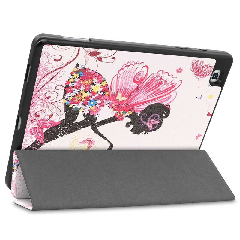 Cover Samsung Galaxy Tab S6 Lite Floral Fairy Blyantholder