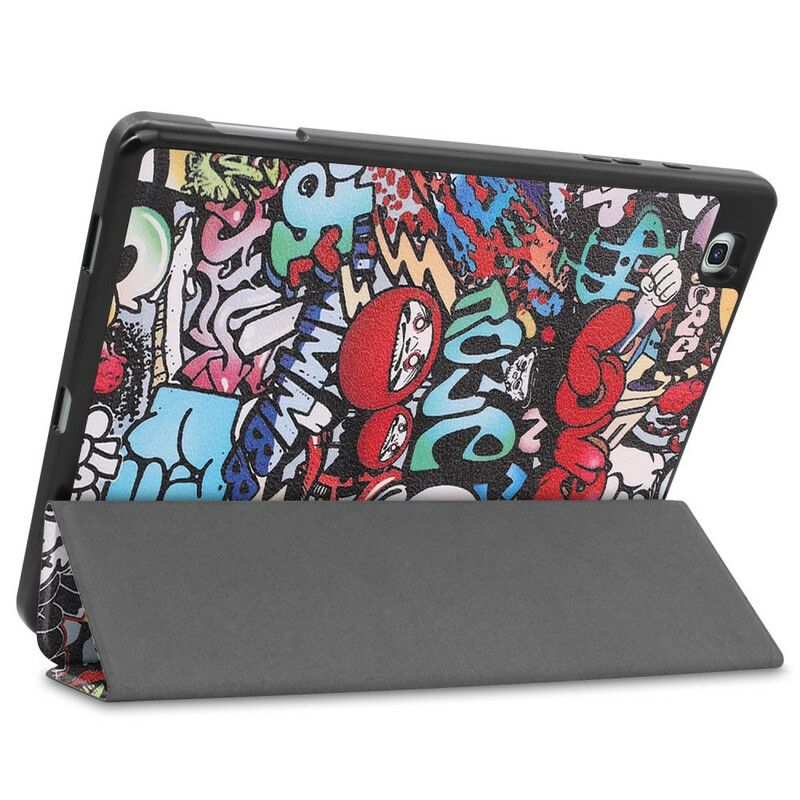 Cover Samsung Galaxy Tab S6 Lite Graffiti Blyantholder