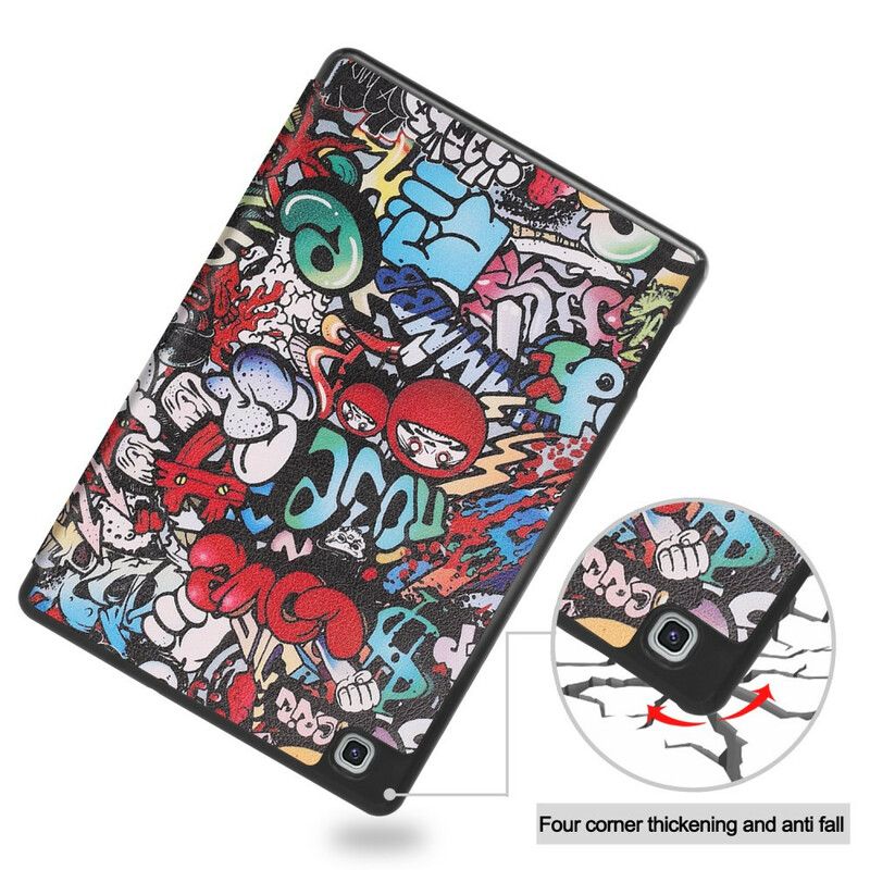 Cover Samsung Galaxy Tab S6 Lite Graffiti Blyantholder