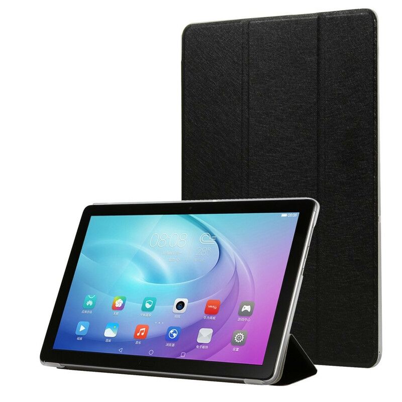 Cover Samsung Galaxy Tab S6 Lite Silketekstur Imiteret Læder