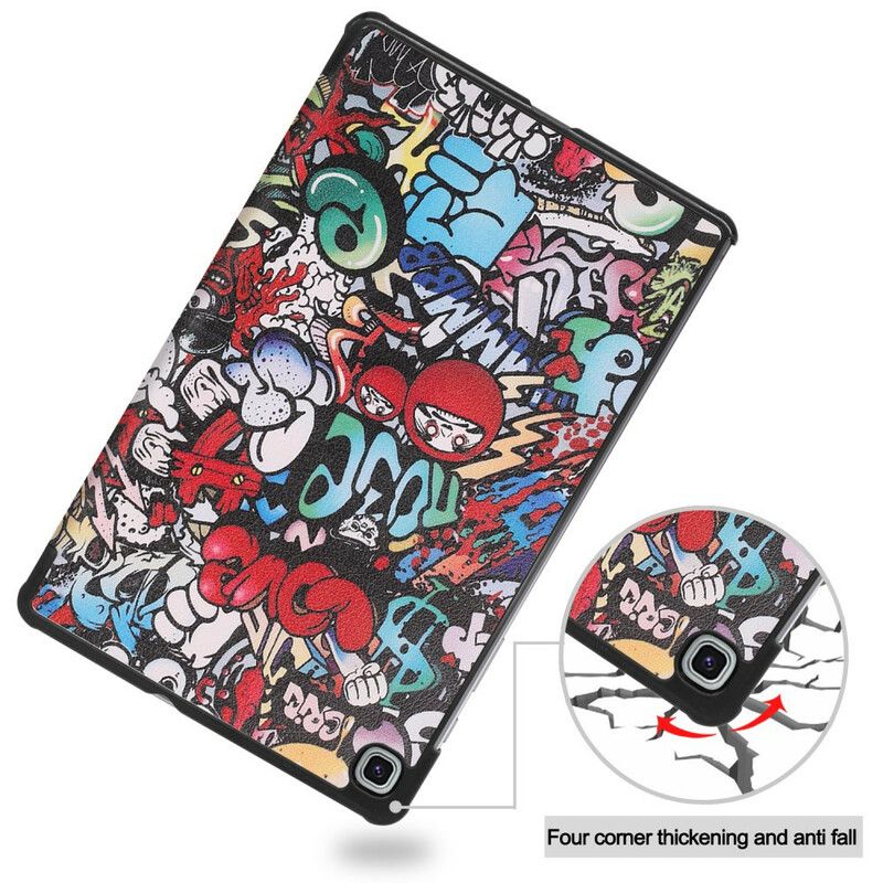 Cover Samsung Galaxy Tab S6 Lite Sjov Graffiti